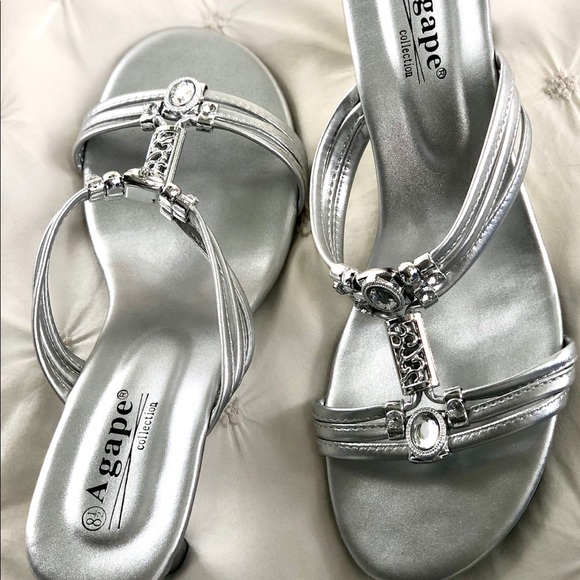 Silver Sandal NWOT! - Picture 6 of 7